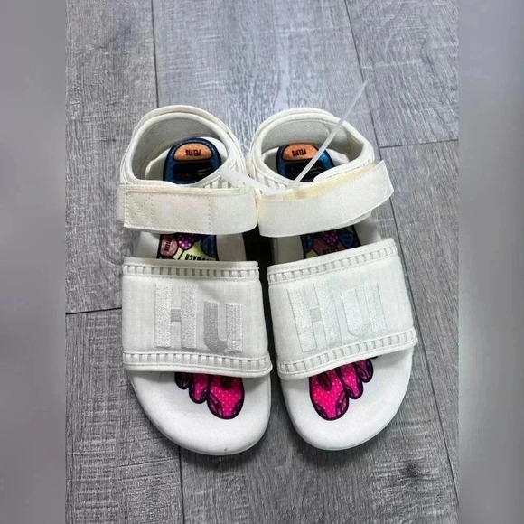 Adidas × Pharrell Williams Adilette 2.0 Sandals Cream NEW - Picture 1 of 8